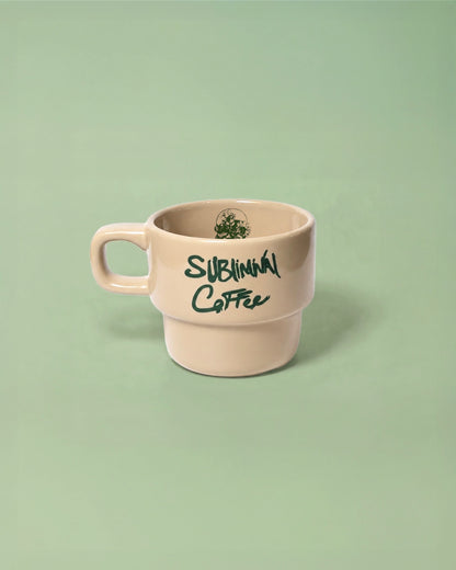 Subliminal Stackable Ceramic Mugs