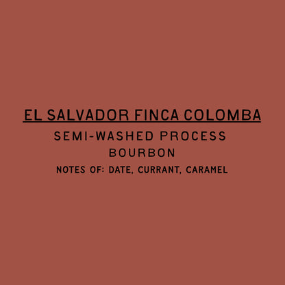 Finca Colomba - Semi Washed El Salvador