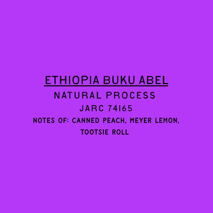 Buku Abel - Natural Ethiopia