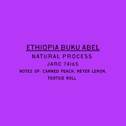 Buku Abel - Natural Ethiopia
