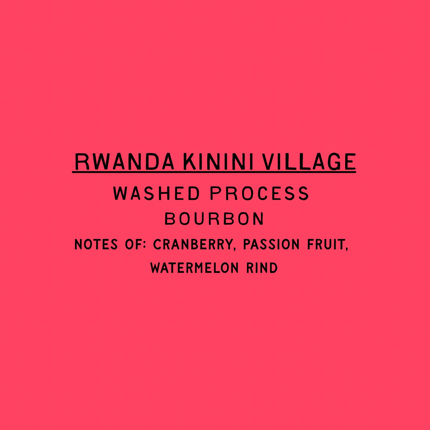 Kinini Village - Washed Rwanda