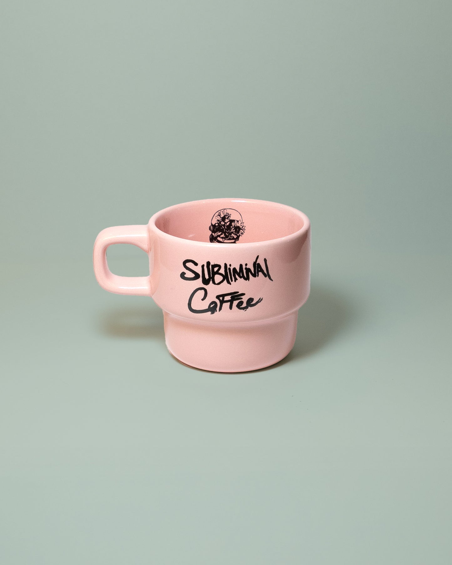 Subliminal Stackable Ceramic Mugs